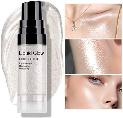 WOONGMI Illuminator Silver Highlighter Ultra Smooth Shine Waterproof Highlighter(Silver)