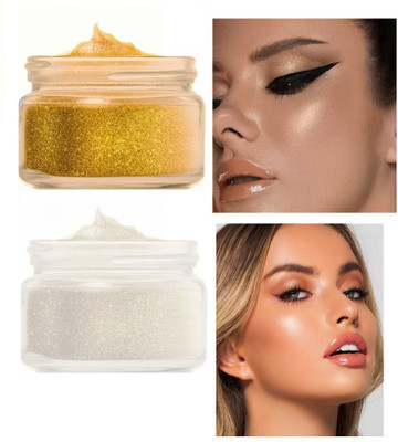 Jiwoo FACE MAKE UP LOOK LONG LASTING LOOSE POWDSER Highlighter(GOLD, SILVER)