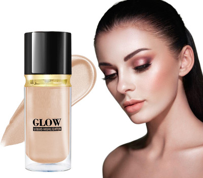 SHENY COLORS illuminating Brightening Liquid Highlighter, (pack of-1) Highlighter(Metallic gold)