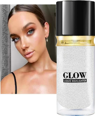 SHENY COLORS best Water Proof And Long Lasting Shine Liquid  Highlighter(SILVER)