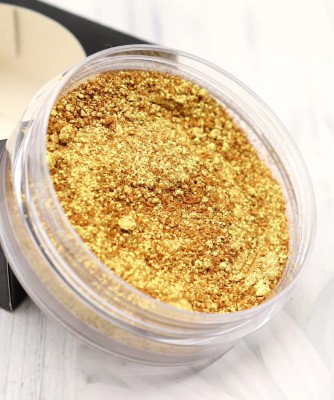 LILLYAMOR Best Gold Dust Shimmery Shiny Face Makeup Powdery Highlighter(Gold)