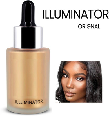 Herrlich Illuminator Face & Body Highlighter 3D glow shine, wheatish skin Highlighte Highlighter(GOLD)
