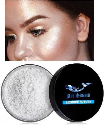 BLUEMERMAID SHIMMER HIGHLIGHTER POWDER BEST SHINY FORMULA Highlighter(SILVER)