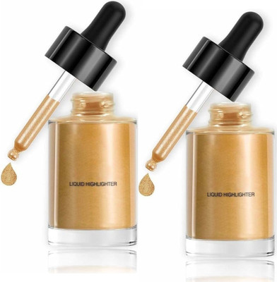 GFSU - GO FOR SOMETHING UNIQUE Liquid Shimmer Highlighter Waterproof Golden Highlighter(GOLD SHIMMER)