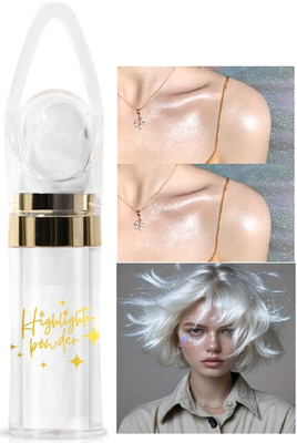 GABBU Natural Glow Ultra Pigment Easyblend Texture Longwear Illuminating  Highlighter(Silver)