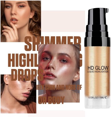 THTC Liquid Highlighter for Face and Body Shade 01 Gold Highlighter(GOLD)