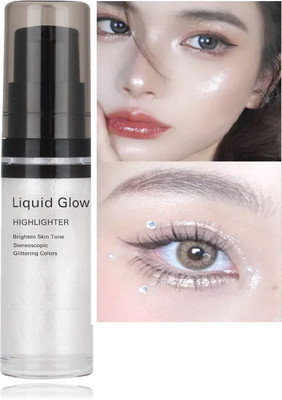 luzimaisa Perfect HD Highlighting Liquid For Natural Glow Highlighter(Silver)