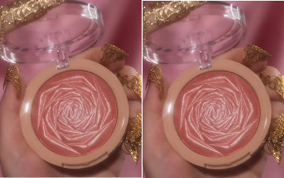 tanvi27 Combo Blusher Face Highlighter Makeup ShimmerSparkly Highlighter(Light pink)