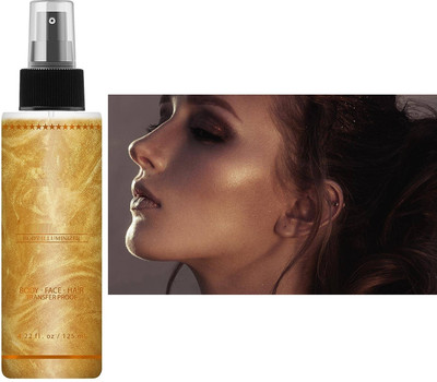 DARYUE Best shimmer instant glow highlighter for face & body Highlighter(gold)