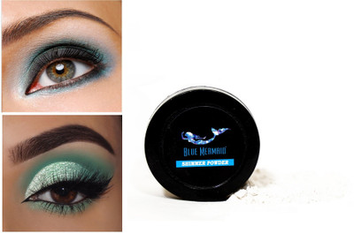 BLUEMERMAID BEST HIGHLIGHTER GLITTER POWDER COLOR CHANGING GREEN HIGHLIGHTER Highlighter(GREEN)