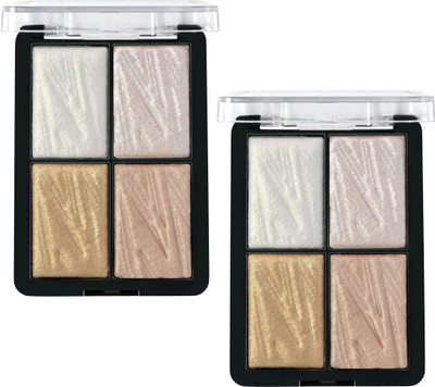 GFSU - GO FOR SOMETHING UNIQUE Shimmer Highlighter pack of 2 Highlighter(MULTI COLOR)