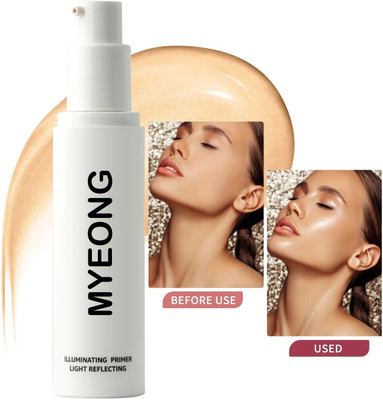 MYEONG Strobe Cream Instant Illumination Primer + Moisturizer + Highlighter Primer  - 30 ml(Golden Tint)
