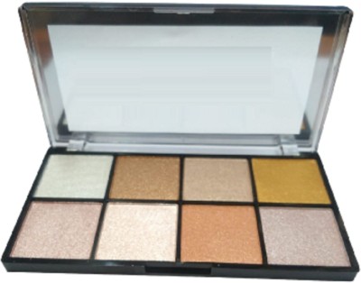 Emijun Highlighter Palette, Eye Colours, High Shimmer & Sparkle Matte Finish Highlighter(multi color)