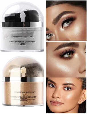 YAWI COMBOs SHIMMRY FACE AND BODY HIGHLIGHTER & NON STICKY FACE Highlighter(SILVER, GOLD)