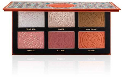 COSLUXE IMAGIC PROfessional Comprehensive Face Palette for women Girls Highlighter(6 COLOR HIGHLIGHT,BLUSH AND CONTOUR PALETTE 24g)