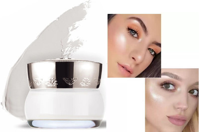 GABBU Long lasting silver creamy highlighter for face makeup Highlighter(SILVER)