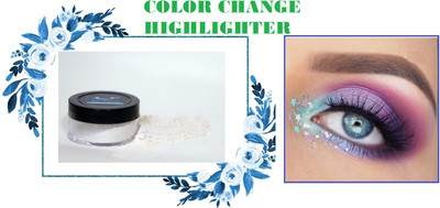 BLUEMERMAID BEST COLOR CHANGE POWDER HIGHLIGHTER BLUE FOR FACE MAKEUP Highlighter(BLUE)