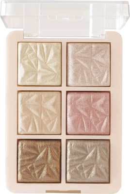 YAWI 6 Shade illuminating GlowZilla Face Kit  Highlighter(MULTICOLOR)