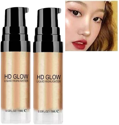 AFARAXIA New Glow Liquid Highlighter Gold highlighter for shiny face Highlighter(Gold)