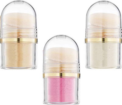 GFSU - GO FOR SOMETHING UNIQUE MULTI COLOR COMBO FINISH MATTE HIGHLIGHTER Highlighter(Gold, PINK, SILVER)