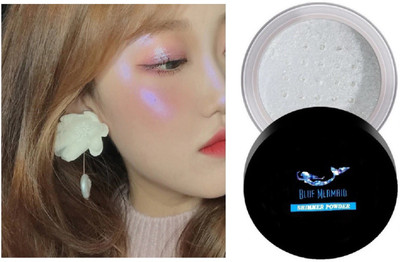 SEUNG STUNNING FACE MAKEUP SHINY COLOR CHANGING HIGHLIGHTER FOR WOMEN Highlighter(SILVER)