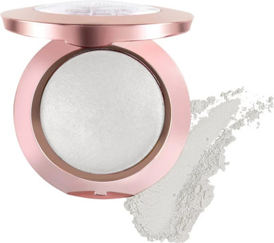 AFARAXIA Matte Shimmer Blusher & Makeup Highlighter for daily shin makuep look Highlighter(Silver white)