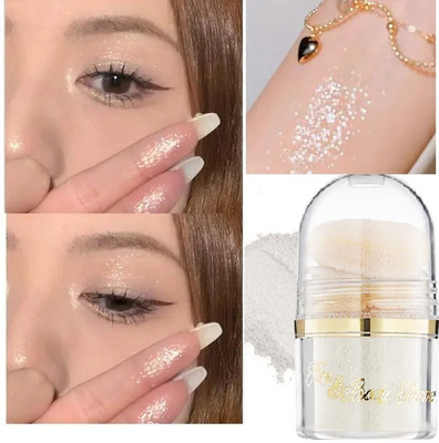 GABBU Korean Highlighter Powder - Multi-Use Face, Eye & Body Highlighter(Gold)