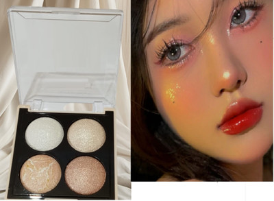 Jiwoo New illuminating Backed Highlighter Easy-to-blend Formula  Highlighter(muliti color)