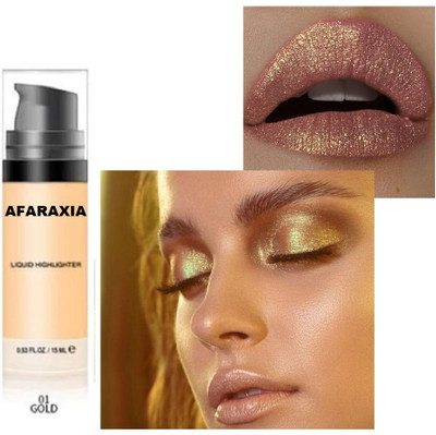 AFARAXIA Ultra Smooth Gold Liquid  Highlighter(GOLD)