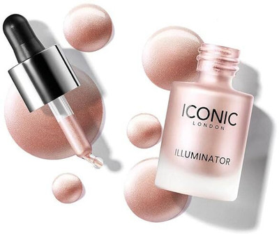 DAQ Iconic Illuminator Ultra Smooth Waterproof 3D glow whitish Highlighter(Shine)