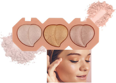 DARVING Face make up shimmery powder baked face highlighter Highlighter(MULTI COLOR)