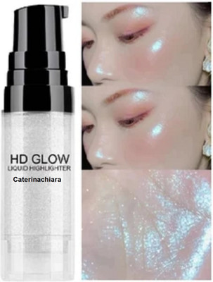 CATERINACHIARA Get a glow with HD Glow Liquid Highlighter. Highlighter(silver)