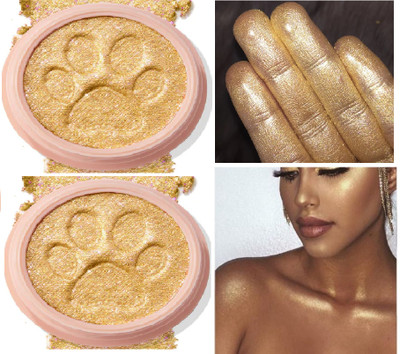 ADJD Combo Highlight Shimmering Powder, Waterproof Long Lasting  Highlighter(GOLDEN)