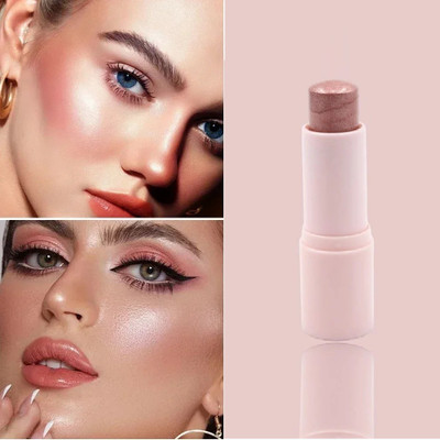 tanvi27 Best creamy highlighter stick weightless texture soft shimmer highlighter Highlighter(rose gold)