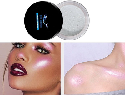 BLUEMERMAID NEW COLOR CHANGING HIGHLIGHTER POWDER PINK COLOR Highlighter(PINK)