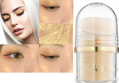 KAIASHA HIGH QUALITY SHIMMERRY SHINE WHITENING SHIMMER LOOSE Highlighter(golden)