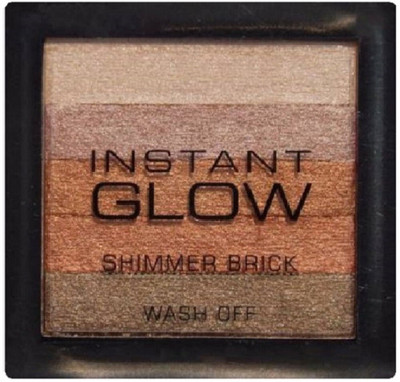 ADJD NEW TRENDY BEST 5 SHADES MULTI COLOR SHIMMER BRICK HIGHLIGHTER Highlighter(MULTICOLOR)