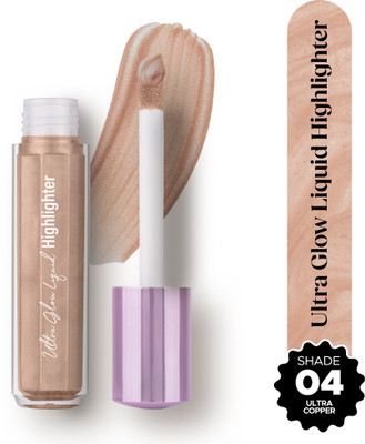 Hilary Rhoda Ultra Glow Liquid Highlighter | Illuminating & Glitter Highlighter | Dewy Finish Highlighter(Ultra Copper)