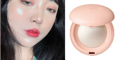 GABBU Highly Pigmented Long Wearing and Easily Blendable highlighter.(sliver) Highlighter(sliver)