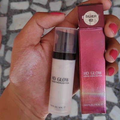 GULGLOW99 Korean Women Diamond Glitter Highlighter Cream Highlighter(SILVER)
