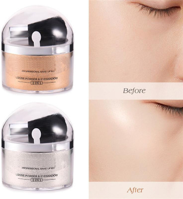 REIMICHI GOLD AND SILVER WHITENING SHIMMER HIGHLIGHTER Highlighter(golden and silver)