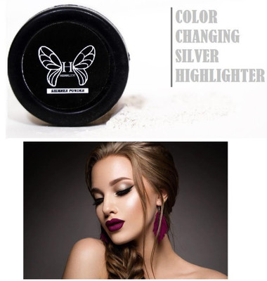 Herrlich PERFECT COLOR CHANGING SHIMMERY SILVER HIGHLIGHTER FOR MEN & WOMEN Highlighter(SILVER)