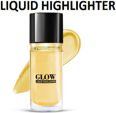 Neycare liquid base new shine highlighter long lasting look perfect pack of 1 Highlighter(GOLDEN)