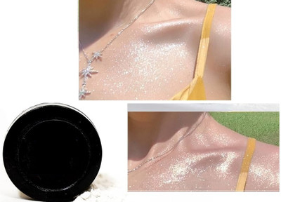 Vyomiris Diamond shimmer Glow Powder  Highlighter(WHITE)