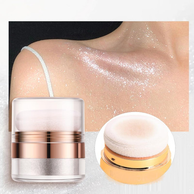 luzimaisa Highlighter Palette, Full Coverage Shimmery Finish, Waterproof, Multi-Color(sliver)