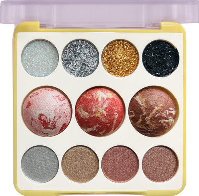 Shryoan Infinity Terracotta Blush Highlighter & Shimmer Eyeshadow Kit | Highly Pigmented Highlighter(Shade - 01, Multicolor)