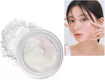 GABBU Best Intense Whiter Shimmer Powder Loose Face Shiner  Highlighter(silver)