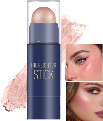 CATERINACHIARA High Pigmented Makeup Cream Shimmer Highlighter Stick Highlighter(Pink)