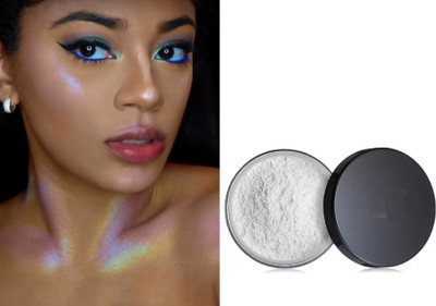 Amaryllis NEW BLUE HIGHLIGHTER POWDER COLOR CHANGING POWDER Highlighter(BLUE)