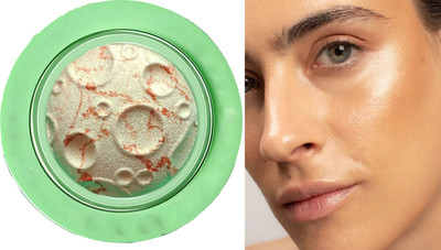 ADJD Moon Highlighter Face Highlighter Palette gold Shimmer Highlighter(Gold)